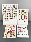 Large Lot Vintage Buttons 