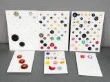 Large Lot Assorted Vintage Buttons Rhinestone