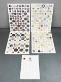 Large Lot Assorted Antique Shell Buttons