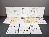 Very Large Lot of Antique Buttons Vest Small With Notes