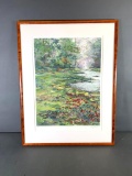 Michael Schofield Signed Lithograph Print With Publisher Embossed Seal