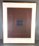 Adja Yunkers (1900-1983) Lithograph Print, Immobile Sun II, 1982