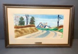 Leland S. McClelland (1914-2002) Original Watercolor Painting, 1971