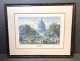 Framed Print, Washington, DC: On the Capitol Grounds
