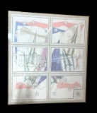 Elizabeth Fergus-Jean, PhD, Michigan Artist, Mixed Media on Paper, 1988