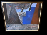 John Moore, Acrylic on Canvas, Storm#1, 1983