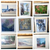 Group Lot of Mixed Artwork, Both Originals and Prints