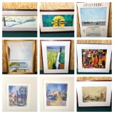 Group Lot of Mixed Artwork, Both Originals and Prints
