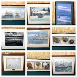 Group Lot of Mixed Artwork, Both Originals and Prints