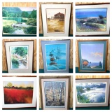 Group Lot of Mixed Artwork, Both Originals and Prints