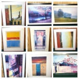 Group Lot of Mixed Artwork, Framed Prints
