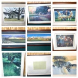 Group Lot of Mixed Artwork, Framed Prints