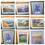 Group Lot of Mixed Artwork, Both Originals and Prints