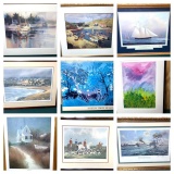 Group Lot of Mixed Artwork, Both Originals and Prints