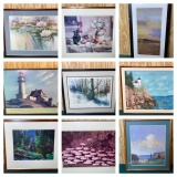 Group Lot of Mixed Framed Artwork