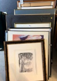 Group Lot of 35 Mixed Artwork, Both Originals and Prints