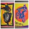 1970s Day-Glow â€˜Motocrossâ€™ Motorcycle Blacklight Posters, Lot of 2