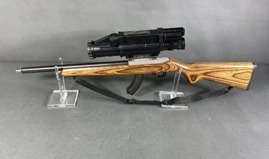 * Ruger 10/22 Rifle w/Night Vision Scope Nice