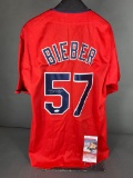 Shane Bieber Cleveland Guardians signed jersey, JSA
