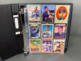 64 Cleveland Indians signed cards in a binder: many Stars & Rookies
