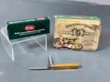 Case 7282 Two Bladed Folding Pocket Knife and a Case John Deere Stockman Knife