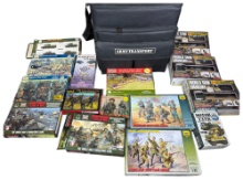 Large WWII Wargaming Collection: Model Kits, Miniatures and RC Tanks