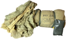 US Marine Corps Field Equipment Lot Including M-1949 Sleeping Bag and Mosquito Netting