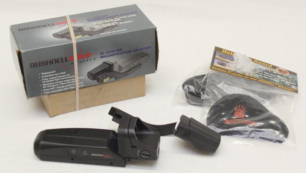 Bushnell Holo Sight with a 2x add on | Proxibid Bushnell Holo Sight with a 2x add on | Proxibid