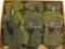 (9) assorted military mag pouches, some marked