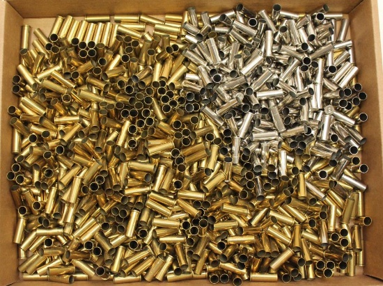 flat lot - hundreds of .38 Spl. fired brass and