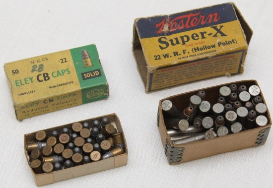 Eley CB caps .22 and Western Super-X .22 W.R.F. | Guns & Military Artifacts  Ammo | Online Auctions | Proxibid