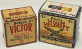 (2) Vintage Great Graphics shotshell boxes