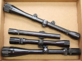 flat lot (4) asstd scopes, Weaver K10 60-C,