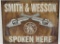 metal sign Smith & Wesson Spoken Here,