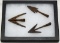 (3) Roman 200-400AD Spear-Arrow Iron Points