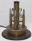 WW2 USN trench art lamp