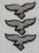 (3) Luftwaffe breast eagles for enlisted men