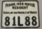 1938 PA metal hunting license