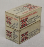 (2) boxes .38 Special, 1 Winchester Western,