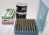 asstd lot of 40 S&W factory & reload, approx