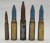 5 rounds ammunition, Live 1 LC 42 head stamp