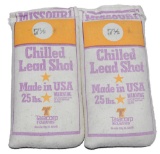 (2) 25 lb. bags of Missouri 7.5 chilled lead shot