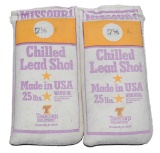 (2) 25 lb. bags of Missouri 7.5 chilled lead shot