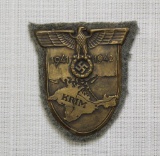 green back German Army Krim shield