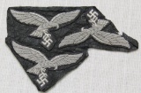 (3) uncut Luftwaffe Bullion officer breast Eagles