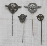 (4) Police stick pins