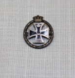 1914 Iron Cross pin Patriotic Silver