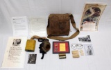 WW1 grouping to include gas mask & bag with