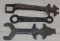 3 Antique wrenches, 