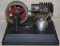 scale model Stirling Cycle Engine on cast iron